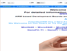 Tablet Screenshot of friendlyarm.net